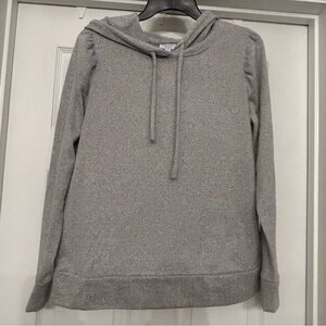 Crown & Ivy Grey Sweater With Hoodie Women’s Size M